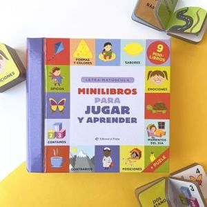 MINILIBROS PARA JUGAR Y APRENDER.  LETRA MAYUSCULA