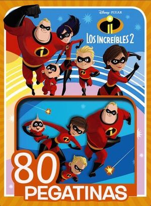 LOS INCREDIBLES 2.  80 PEGATINAS DISNEY