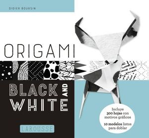 ORIGAMI. BLACK AND WHITE.