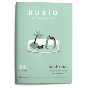 CUADERNILLOS RUBIO ESCRITURA N.04  ED.2021