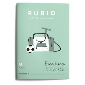 CUADERNILLOS RUBIO ESCRITURA N.9  ED. 2021