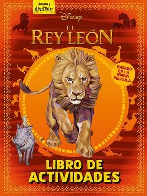 EL REY LEON.  LIBRO DE ACTIVIDADES