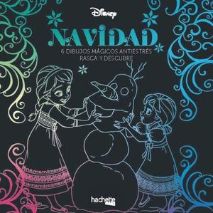 NAVIDAD DISNEY. DIBUJOS MGICOS ANTIESTRS. RASCA Y DESCUBRE