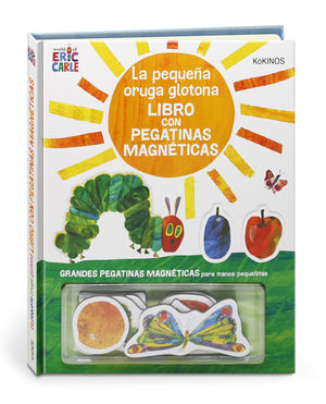 LA PEQUEA ORUGA GLOTONA.  LIBRO DE PEGATINAS