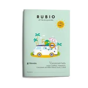 Cuaderno Rubio Vacaciones 5º Primaria Ed. 2024