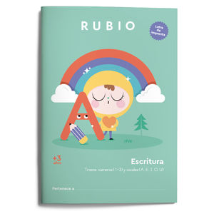 CUADERNO RUBIO ESCRITURA +3 AOS ED. 2024