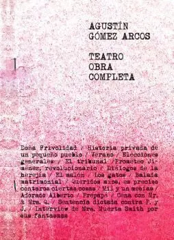 Teatro, Obra Completa