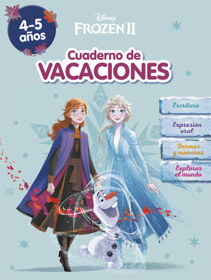 FROZEN.  CUADERNO DE VACACIONES 4 - 5 AOS  ED. 2024