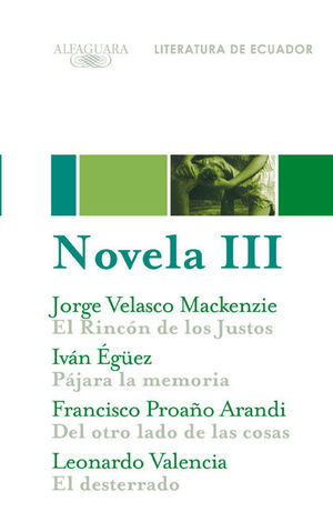 NOVELA 3. LITERATURA DE ECUADOR