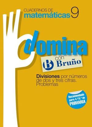 CUADERNOS DE MATEMATICAS DOMINA CON BRUO N 9