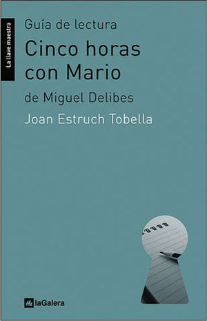 GUIA DE LECTURA CINCO HORAS CON MARIO DE MIGUEL DELIBES