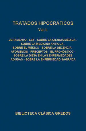 TRATADOS HIPOCRATICOS, I.JURAMENTO-LEY-SOBRE LA CIENCIA MEDI SOBRE LA