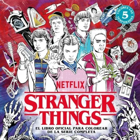 Stranger Things:libro Oficial Colorear Serie Completa