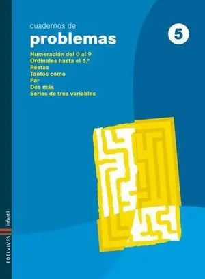 Cuaderno Problemas 5 Infantil