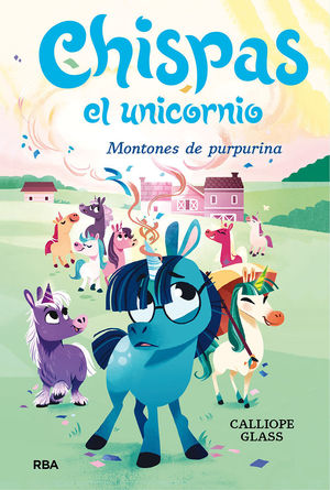 CHISPAS EL UNICORNIO 2.  MONTONES DE PURPURINA