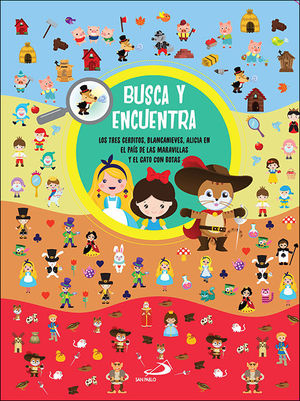 BUSCA Y ENCUENTRA.  LOS TRES CERDITOS, BLANCANIEVES...