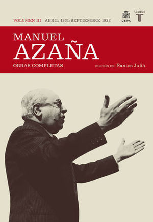 OBRAS COMPLETAS VOLUMEN III ABRIL 1931 SEPTIEMBRE 1932