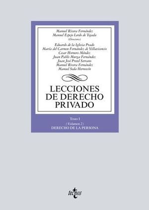 LECCIONES DE DERECHO PRIVADO TOMO I VOL 2