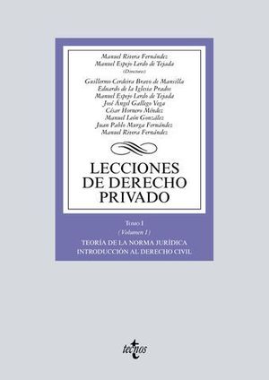 LECCIONES DE DERECHO PRIVADO TOMO 1-VOL. 1 TEORIA DE LA NORMA JURIDICA