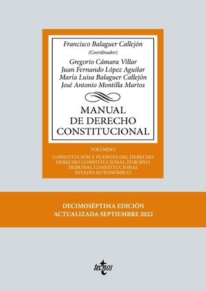 MANUAL DE DERECHO CONSTITUCIONAL VOL. I