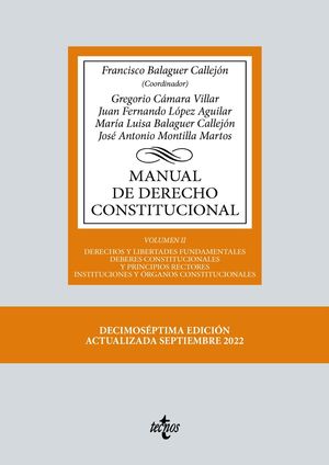 MANUAL DE DERECHO CONSTITUCIONAL VOL. II 2022