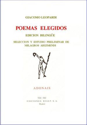 POEMAS ELEGIDOS. ADONAIS 539-540