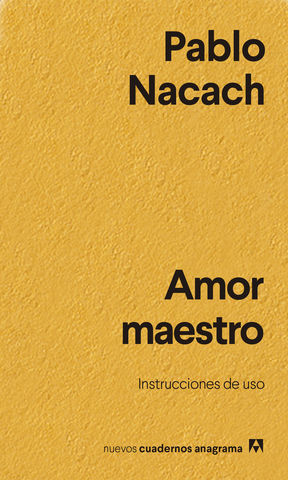 AMOR MAESTRO. INSTRUCCIONES DE USO