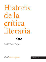 HISTORIA DE LA CRITICA LITERARIA 2 ED. 2008