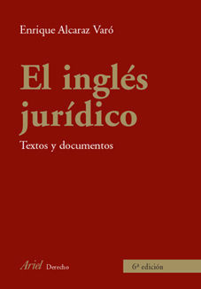 EL INGLES JURIDICO 6� ED. 2012
