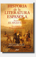 HISTORIA DE LA LITERATURA ESPAOLA. TOMO IV. EL SIGLO XVIII