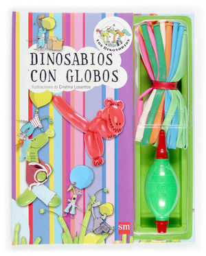 DINOSAURIOS CON GLOBOS