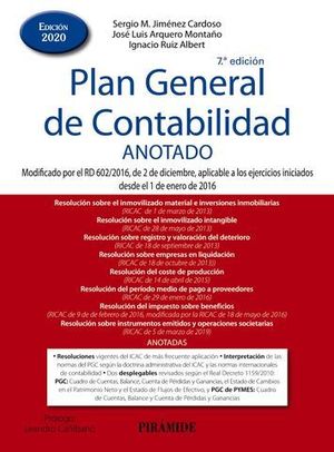 PLAN GENERAL DE CONTABILIDAD ANOTADO ED.2020