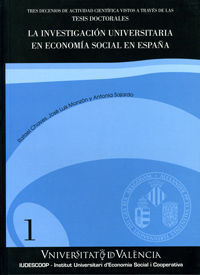 LA INVESTIGACION UNIVERSITARIA EN ECONOMIA SOCIAL EN ESPAA