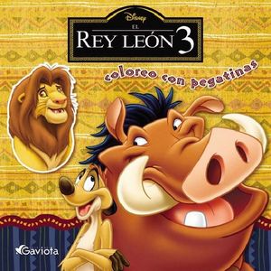 REY LEON 3 (COLOREO CON PEGATINAS)