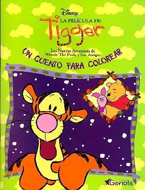 PELICULA DE TIGGER, LA. UN CUENTO PARA COLOREAR