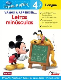 LETRAS MINUSCULAS ESCUELA DE GENIOS 4 AOS