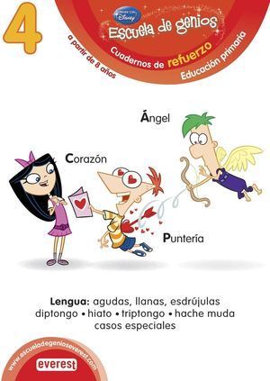 ESCUELA DE GENIOS CUADERNO DE REFUERZO LENGUA 4