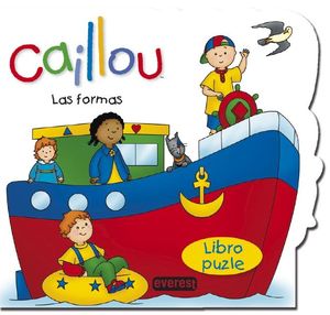 CAILLOU LAS FORMAS LIBRO PUZZLE
