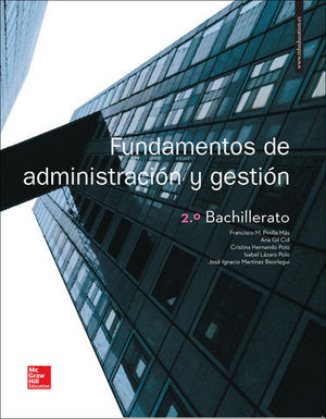 FUNDAMENTOS DE ADMINISTRACION Y GESTION 2 BACHILLER  ED. 2017