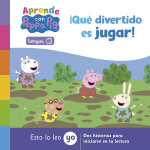 PEPPA PIG.  ESTO LO LEO YO. SALTA, SALTA / LANZA EL FRISBY