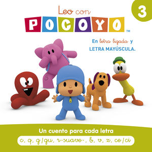 LEO CON POCOYO LECTOESCRITURA. LETRAS CQGRBVZ