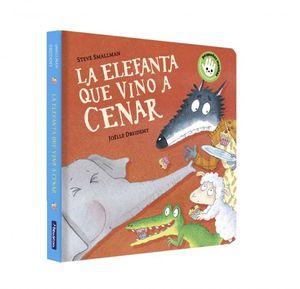 LA ELEFANTA QUE VINO A CENAR.  LIBRO DE CARTON