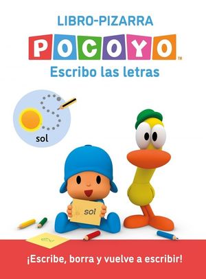 POCOYO.  ESCRIBO LAS LETRAS. (LIBRO-PIZARRA)
