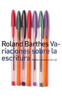 VARIACIONES SOBRE LA ESCRITURA