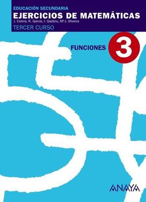 CUADERNO DE MATEMATICAS 3 ESO N 3 FUNCIONES ED. 2007