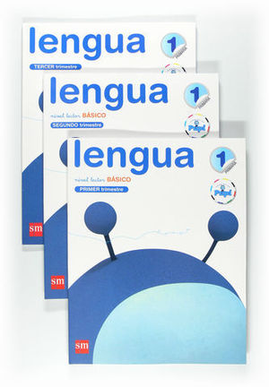 LENGUA CONECTA CON PUPI NIVEL LECTOR BASICO TRIMESTRAL 1 PRIMARIA