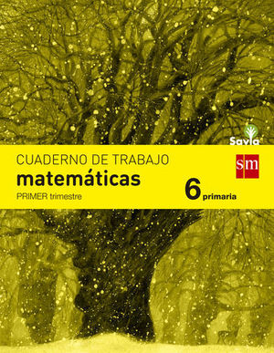 CUADERNO MATEMATICAS 6� EP PRIMER TRIMESTRE SAVIA