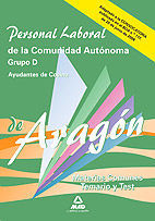 TEMARIO Y TEST PERSONAL LABORAL COMUNIDAD LABORAL AYUDANTES DE COCINA