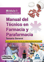 TEMARIO GENERAL MANUAL TECNICO EN FARMACIA Y PARAFARMACIA