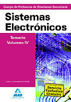 TEMARIO VOLUMEN IV SISTEMAS ELECTRONICOS PROFESORES SECUNDARIA